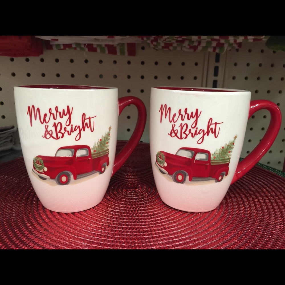 Red Truck Christmas Mugs Rae Dunn INSPIRED